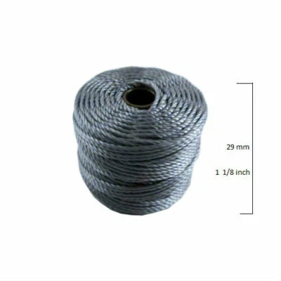 Cordón para manualidades de nailon torcido macramé pesado S-Lon Superlon TEX 400 0,9 mm Foto 1 de 4