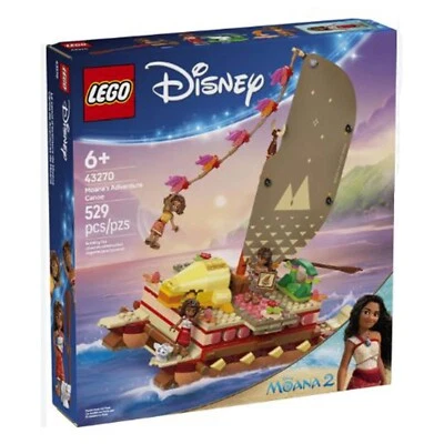 LEGO® Disney Moana's Adventure Canoa Juego de Construcción 43270 NUEVO Foto 1 de 2
