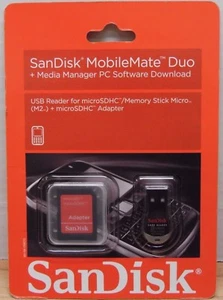 Sandisk MobileMate Duo M2 + MicroSDHC 091917DBT - 011124JET5 - Picture 1 of 1