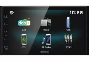 Kenwood DMX129DAB Radio Moniceiver mit DAB+ ohne Antenne Bluetooth AUX CAR Tuner - Bild 1 von 2