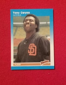 1987 Fleer Mini Tony Gwynn #50 San Diego Padres FREE SHIPPING