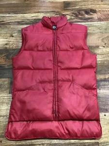 alpine design..boulder Colorado…vintage women’s Red Goose Down Vest Sz S - Picture 1 of 8