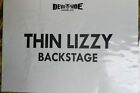 Thin Lizzy Backstage Laminiertes Schild Festival 2012 Fangimmick Hardrock Helden