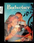 1959 Budweiser Beer Man and Woman Share Vintage Print ad 8882