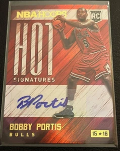 2015-2016 BOBBY PORTIS SIGNED NBA Hoops HOT SIGNATURES Autograph SP RC #HS-BP - Picture 1 of 2