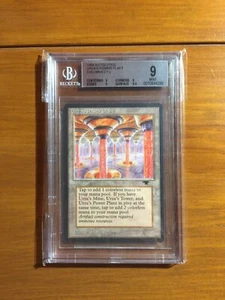 MTG ANTIQUITIES 1994 URZA`S POWER PLANT (COLUMNS) C1L BGS 9 - Imagen 1 de 2