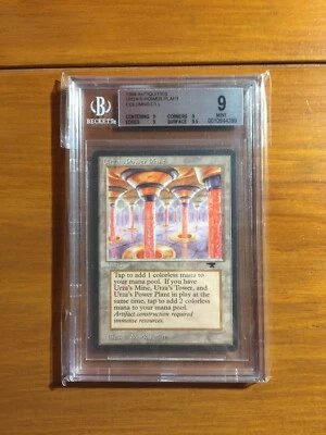 MTG ANTIQUITIES 1994 URZA`S POWER PLANT (COLUMNS) C1L BGS 9 - Imagen 1 de 2