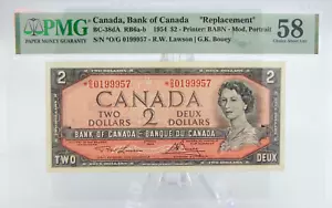 1954 TWO Dollar Canada BC-38dA PMG Replacement Note (BT351) - Bild 1 von 4
