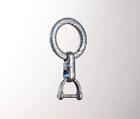 EDC Blue Titanium Alloy Keychain Ring Capsule  Hanging Buckle Key Ring Tool