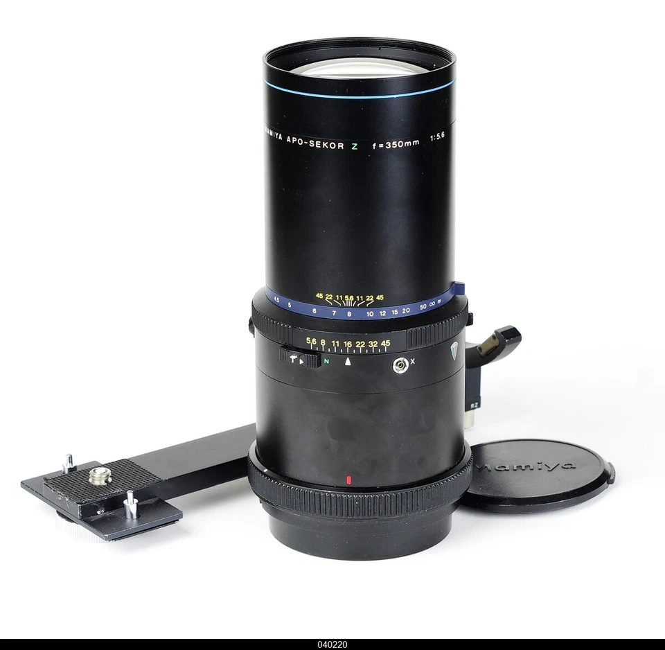  Mamiya APO Sekor Z 350 mm f/5,6 para RZ67 Pro II IID con cabezal como nuevo Foto 1 de 4