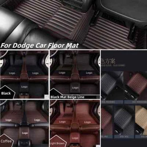 For Dodge All Model Carpets Anti-slip Custom Waterproof Car Floor Mats Liners - Foto 1 di 26