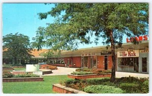 Tarjeta postal Lansing Michigan Frandor 1968 centro comercial hilo bienes raíces tie rack - Imagen 1 de 2