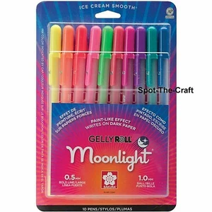 Sakura Gelly Roll Pen Set Moonlight Opaque Ink 10 Large Line 38176 - Picture 1 of 7
