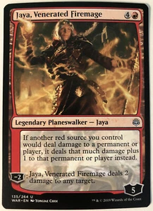 MTG Jaya, Venerated Firemage War of the Spark 135/264 Regular Uncommon - Picture 1 of 1