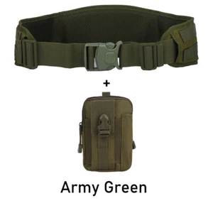 Tactical Hunting Shooting Molle Battle Belt Tactical Waist Bag Combination - Picture 1 of 18
