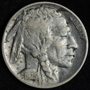 1925-D Buffalo Nickel XF E258 WACX - Picture 1 of 2