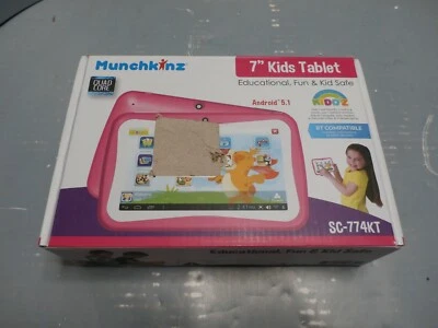 Supersonic SC-774KTPK 7" Android Dual Core Kids Tablet Pink NEW - Image 1 of 3