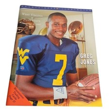 West Virginia Mountaineers Vintage Program vs Penn State Nov 3, 1990 Greg Jones