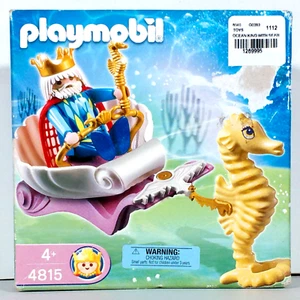 Playmobil Set 4815 - Ocean King mit Seepferdchenkutsche - Neu im Karton 2008 - Bild 1 von 8
