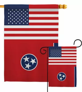 USA Tennessee Garten Flagge Staaten Regional Deko Klein Geschenk Hof Haus Banner - Bild 1 von 17