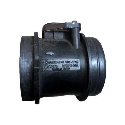 01 02 03 04 05 AUDI A6 ALLROAD S4  HITACHI MAF MASS AIR FLOW SENSOR 06C133471A - Image 1 of 4
