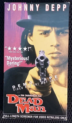 Dead Man starring Johnny Depp (VHS, 1995 Full-Length Screener/Promo/Demo)  - Image 1 of 3