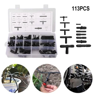 Car Hose Connector Assortment Reducer Set Black Supplies Sturdy Replacement - Picture 1 of 7