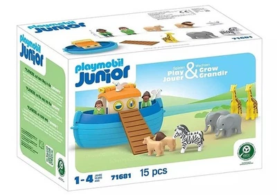 Playmobil Junior MY TAKE ALONG NOAH'S ARK #71681 - Adventure Playset - BRAND NEW - Image 1 of 4