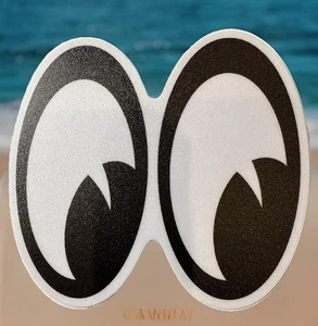 🔥 MoonEyes Sticker Racing MOON Eyes 3M HIGH QUALITY  VTG Style Hot Rod Stickers - Picture 1 of 5