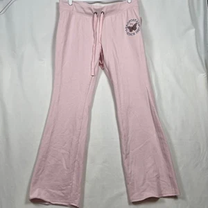 Aeropostale Fit & Flare Sweatpants Y2K Butterfly Logo Pink Extra Large XL - Picture 1 of 11