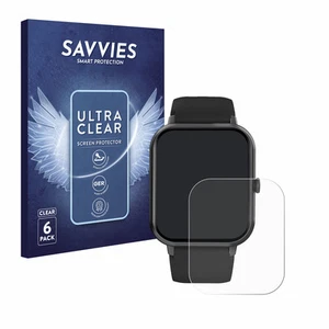 6x Folie für Yuede Smartwatch 1.85" Schutzfolie Displayschutz Display Klar - Zdjęcie 1 z 11