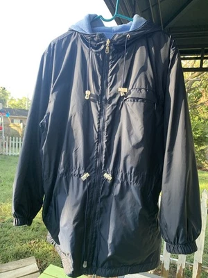 Abrigo reversible Faded Glory para mujer talla Lg azul naylon y poliéster Foto 1 de 4