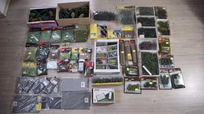 Großes Konvolut  Bäume Streumaterial usw.H0 - Bild 1 von 4