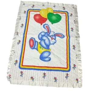 Edredón de cuna vintage That's Our Baby Princess telas Lovey 42 x 35 borde satinado - Imagen 1 de 6