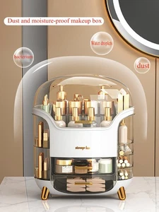 1 Stück Multifunktionale Kosmetik Aufbewahrungsbox, Desktop Make-up Organizer, Große Kapazität - Bild 1 von 12