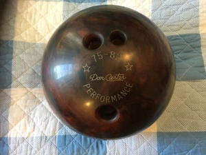 Don Carter Performance Maroon Bowling Ball 10 Pounds w/ Holes - Picture 1 of 2