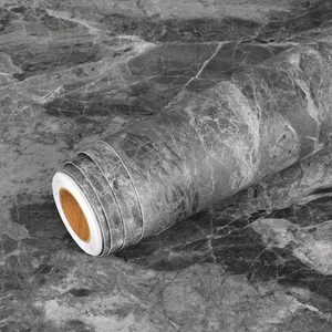 Charcoal Concrete Wallpaper Peel and Stick Grey Contact Paper for Countertops... - Picture 1 of 8