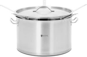 Royal Catering Pasta Pot 5 Sieve Inserts 44 L Stainless Steel  - Picture 1 of 5