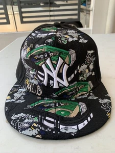New Era 59FIFTY Fitted Cap NY MLB Size 7 1/4 Embroidered RARE - Picture 1 of 6