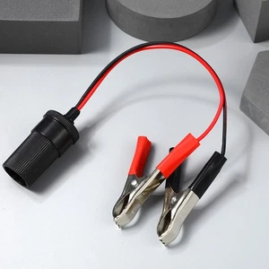WINOMO Car Auto Battery Terminal Clip 12V DC Lighter Socket Adapter - Picture 1 of 12