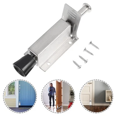 Türfixierstopper-Fixier-Fang-Tür-Halter Edelstahl-Türanschlag - Bild 1 von 4