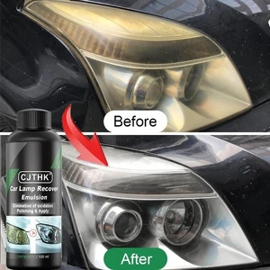 Car Headlight Restoration Set Fluid Repair Kit Plastic Light Polish Cleaner Fast - Picture 1 of 19