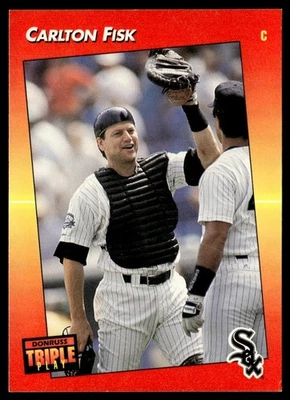 1992 Triple Play Carlton Fisk Chicago White Sox #149 - Image 1 of 2