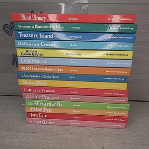 Treasury of Illustrated Classics Modern Publishing Hardcover Lot Of 15 VGC  - Bild 1 von 16