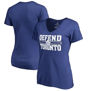 Women's Royal Toronto Maple Leafs Hometown Collection Defend T-Shirt - Picture 1 of 3