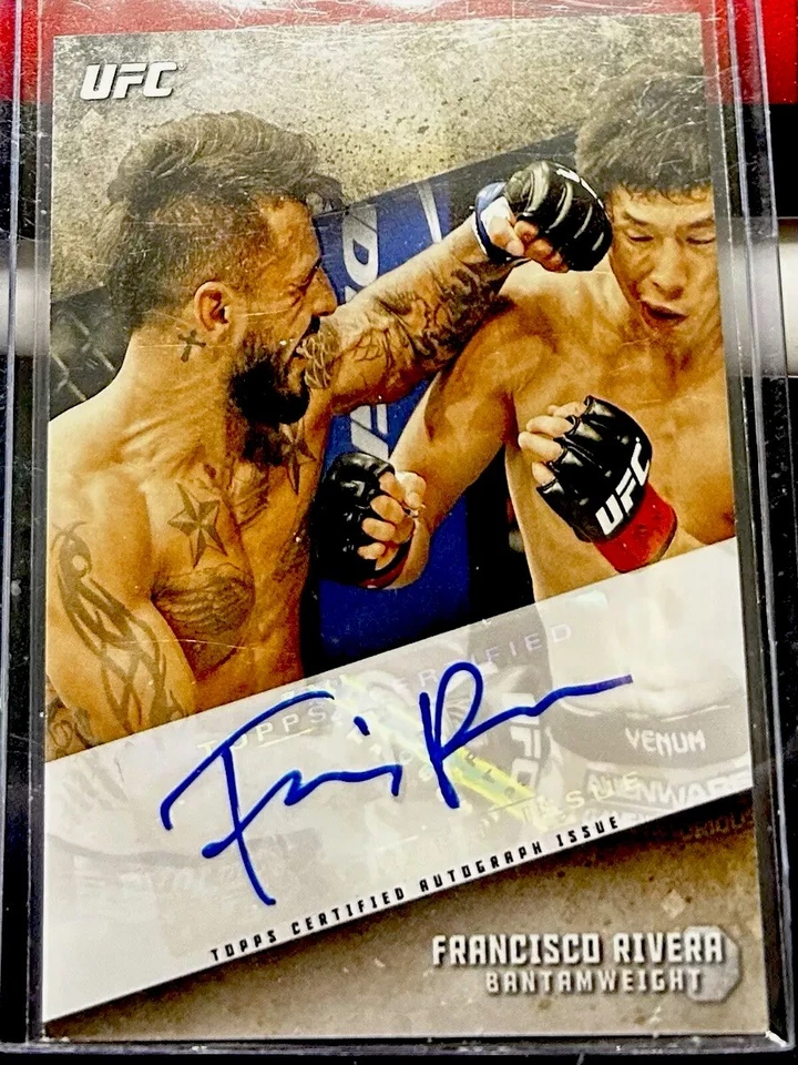 FRANCISCO “Cisco” RIVERA 2015 Topps UFC Knockout Auto - Image 1 of 1