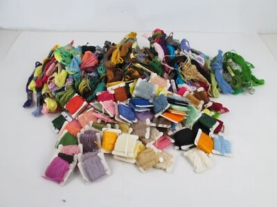 Cross Stitch 1.4 Pounds Embroidery Floss Thread Bobbin Cards Multiple Colors - Image 1 of 4