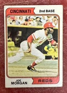 Joe Morgan 1974 Topps # 85 Cortacésped Cincinnati Reds en muy buen estado - Imagen 1 de 2