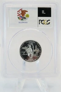 2003-S PCGS PR69DCAM Silver Illinois State Quarter Proof 25C - Picture 1 of 2