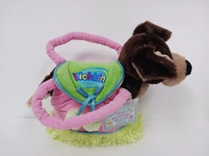 Webkinz plush mocha pup with code and carrier - Picture 1 of 9